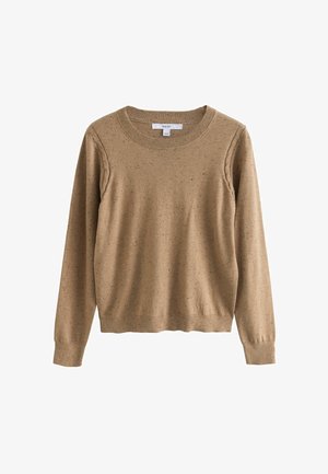Next, TALL FIT - SOFT TOUCH LONG SLEEVE CREW NECK JUMPER . - Džemper - camel neppy
