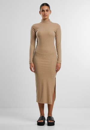 LONGLSEEVE MOCKNECK - Šaty do práce - beigemelange
