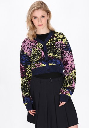 Cardigan - black multicolor