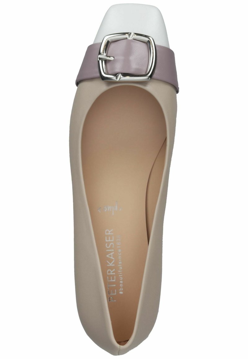 Damen Klassische Ballerinas | Peter Kaiser Klassischer Ballerina beige/weiß - PZ11560 Damen Klassische Ballerinas | Peter Kaiser Klassischer Ballerina beige/weiß - PZ11560