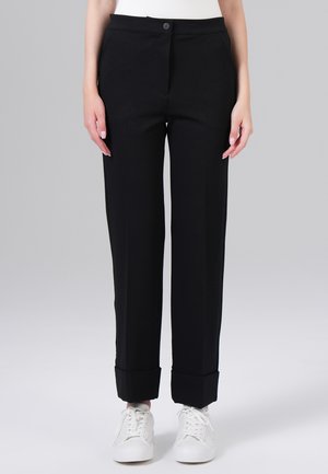 Straight leg jeans - black