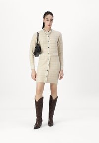 VILA VIAUDREY DRESS - Sarafanas - birch/doe skin