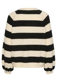 GARBIE - Kardigan - ice black stripe