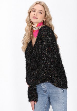Gilet - black/multicolor