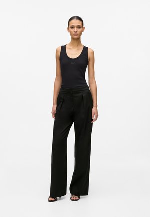 AMBER VALLETTA STRUCTURED  - Hlače - black