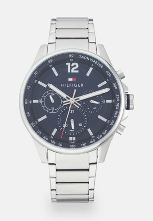 Tommy Hilfiger MAX - Karóra - silver-coloured/blue