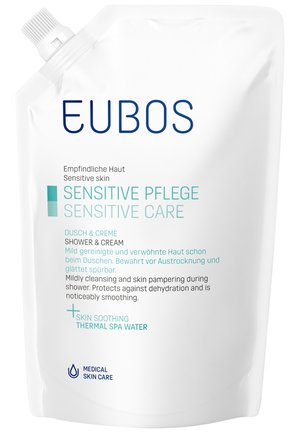 SENSITIVE PFLEGE DUSCH & CREME, NACHFÜLLBEUTEL - Body scrub - weiß