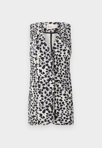 LILET GILET - Blouse - cosy white/black