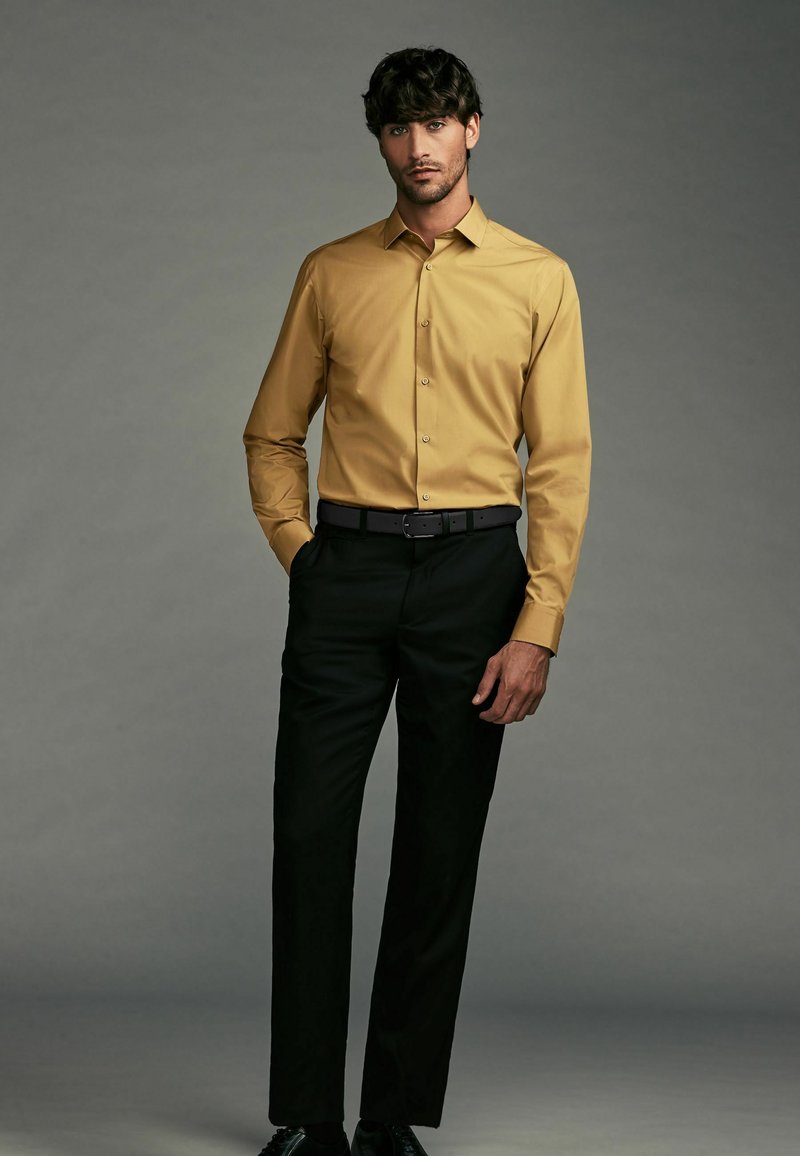 Next EASY CARE SINGLE CUFF - Cămașă - yellow gold