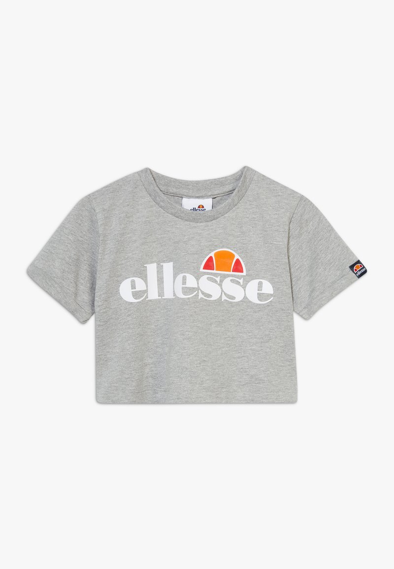 Ellesse T-shirt print lichtgrijs gemêleerd Ellesse T-shirt print lichtgrijs gemêleerd