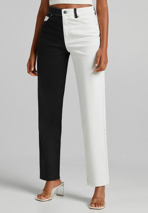 Straight leg jeans - black