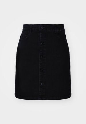Vero Moda, VMMEDUSA SHORT SKATER SKIRT - Пола с прихлупване - black denim