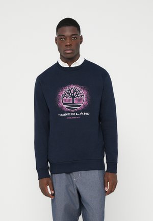 FRONT SEASONAL TREE LOGO GRAPHIC CREWNECK - Sweatshirt - dark sapphire