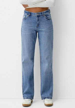 Straight leg jeans - light-blue denim