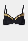 WIRE-TOP ELODIE - Πάνω μέρος μπικίνι - black/gold