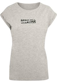 Merchcode RECKLESS - T-shirts med print - heather grey