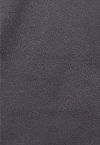Dark gray fabric with a soft, smooth texture and subtle sheen, featuring a consistent, uniform appearance without distinct patterns.