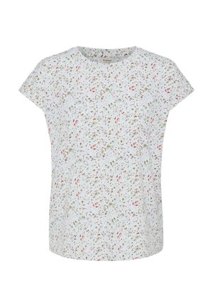 Fransa, FRSEEN - Trükipildiga T-särk - blue pink boho floral