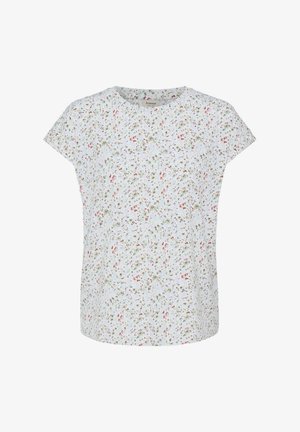 Fransa, FRSEEN - Trükipildiga T-särk - blue pink boho floral