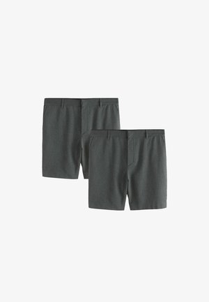 Next, REGULAR FIT - PLAIN FRONT SMART SHORTS 2 PACK . - Shorts - grey