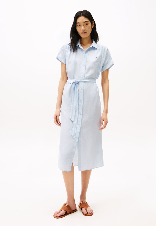 BELTED MIDI DRESS - Blusenkleid