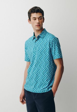 Next, REGULAR FIT - LICENCED SHORT SLEEVE POLO SHIRT  . - Polo shirt - blue green
