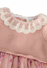 Next Vardagsklänning - pink floral mesh