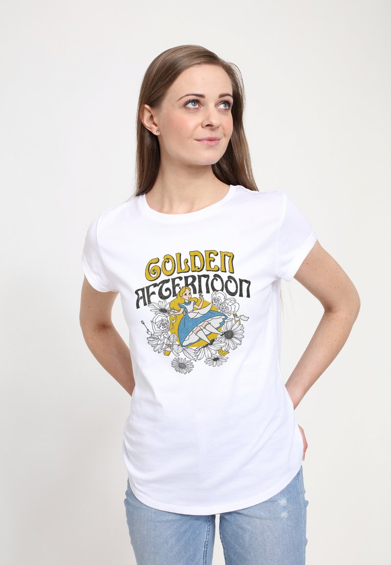 Henry Tiger ALICE IN WONDERLAND GOLDEN AFTERNOON  DSAX04DMLC - T-shirt z nadrukiem