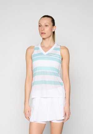 PERFORMANCE TANK WOMEN - Top - white/light blue