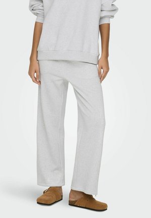 ONLELLIOT MITTLERE TAILLE  - Pantalones deportivos - light grey melange