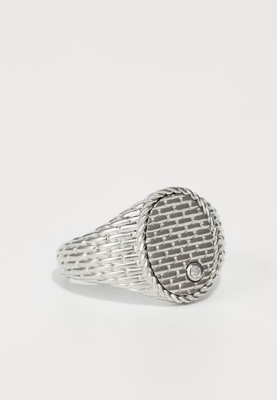 Yvonne Leon CHEVALIERE OVALE CANNAGE - Sõrmus - white gold coloured