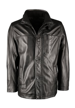 Lederjacke - black