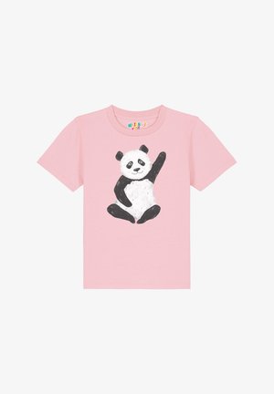 PANDA - T-shirt print - cotton pink