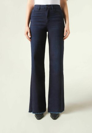 THERMO - Jean flare - blau  dark denim blue