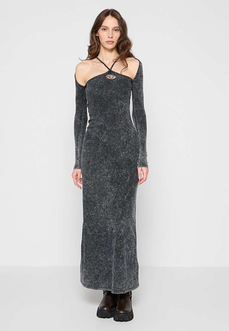 Diesel Maxi-jurk zwart