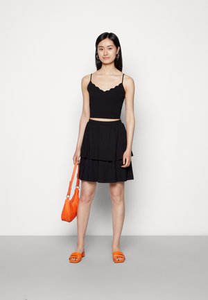 Even&Odd Φούστα σε γραμμή Α - black/brown