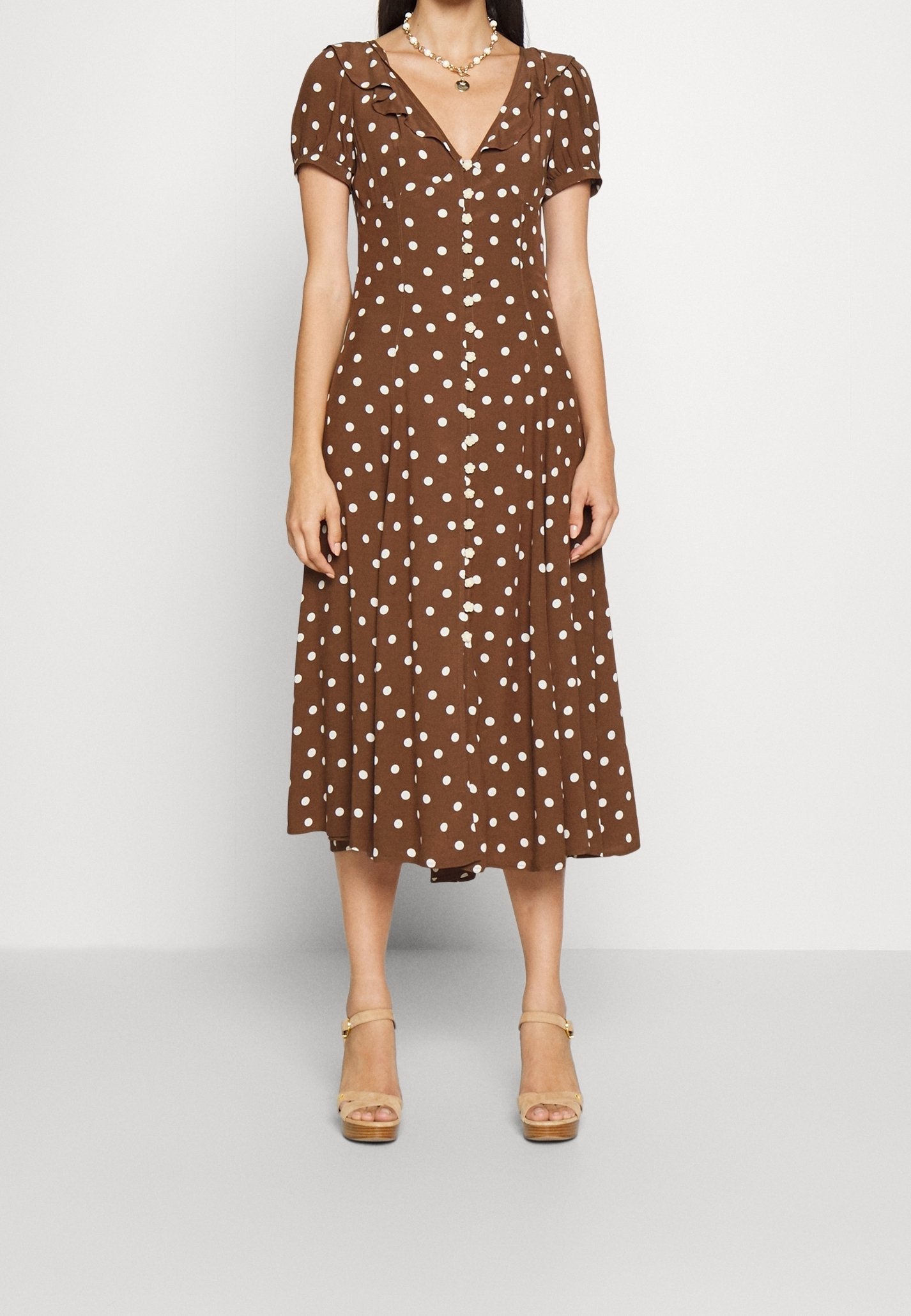 Polo Ralph Lauren Day dress - brown - (Pre-owned) - Zalando.ie