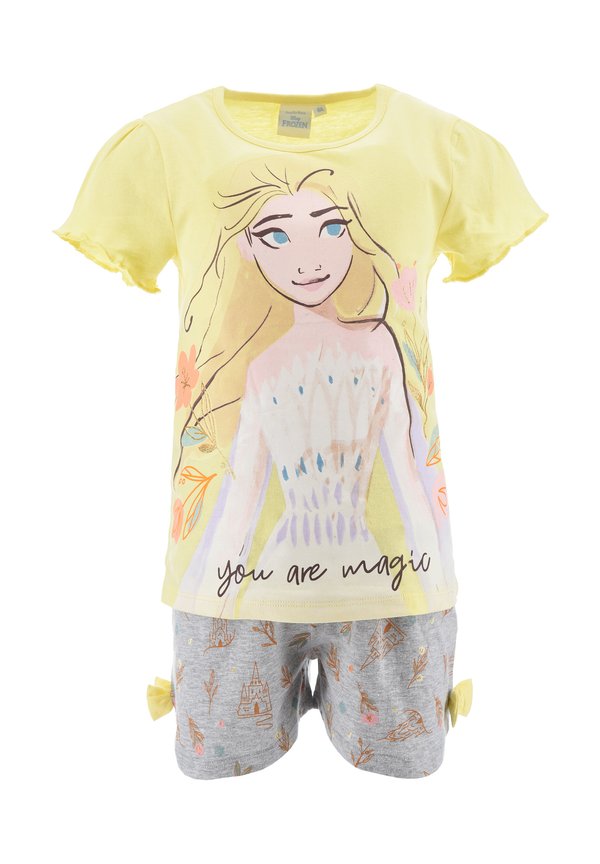 ELSA SET - Nachtwäsche Set - gelb