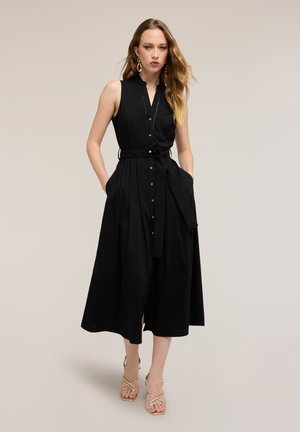 Motivi VESTITO CHEMISIER LUNGO - Blousejurk - nero