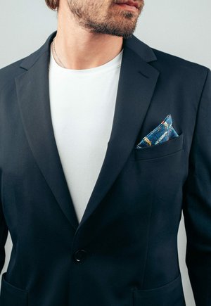 Sangar, WITH CARS PATTERN POCKET SQUARE - Pochet - navy