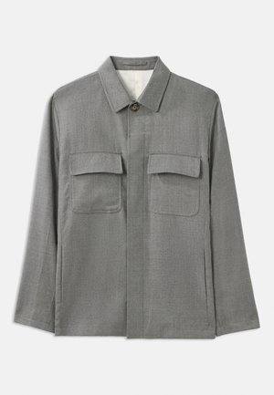 LARDINI MAN SHIRT JACKET - Summer jacket - gray