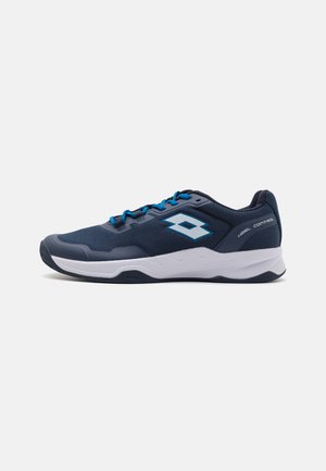 MIRAGE 600 - Multicourt tennis shoes - dress blue/all white/mykonos blue