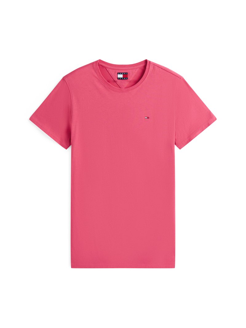 Tommy Jeans T-shirt basic donkerroze