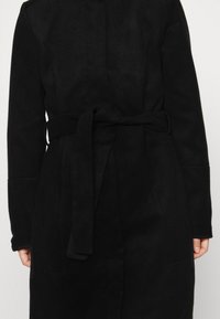 VILA Petite VIPOKU HIGH NECK COAT - Casaco clássico - black