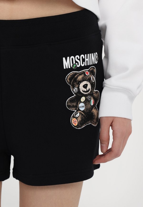 TEDDY - Tracksuit bottoms - fantasia nero4