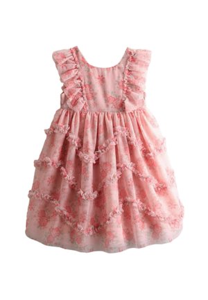 REGULAR FIT - PRINTED RUFFLE  - Hverdagskjole - rose pink