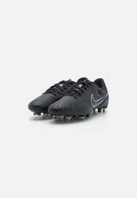 Nike Performance TIEMPO LEGEND 10 ACADEMY SG - Nogometne kopačke za čvrstu podlogu - black/chrome/hyper royal