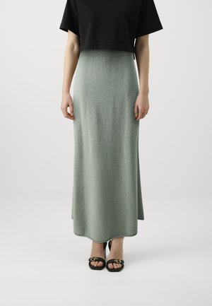 SKIRT - Maksihame - faded moss