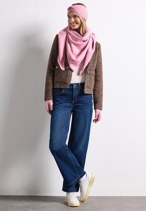 Street One, FEINSTRICK ARMWÄRMER IN UNIFARBE - Mitaines - vintage blush mel