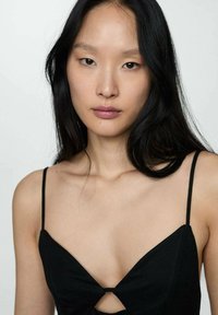 Mango Maxi šaty - black